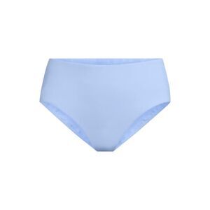 Land's End Standard Size mid rise stretch classic bikini bottoms Cloud Blue 12